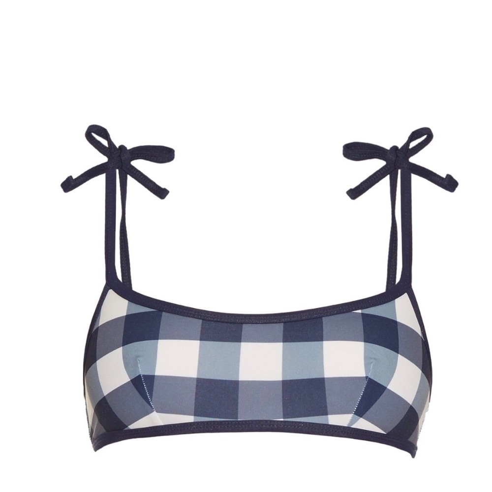 Solid & Striped Bikini Top